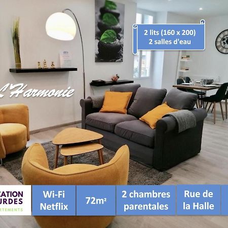 L'Harmonie 72M2 - 2 Chambres Parentales - Rue De La Halle - Hyper Centre Lourdes Kültér fotó